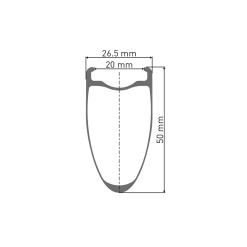 Dt-swiss Paire De Roues DT SWISS ARC 1400 DICUT 50mm -Magasin De Roues DRW ARC50db WEB SHO 001