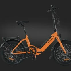 LEADER FOX Vélo électrique BERTIN E-TRAVEL Pliant Orange