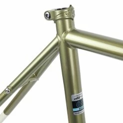 Kit Cadre All-City Super Professional Flash Green -Magasin De Roues all city super professional frameset gravel commuter bikepacking baroudeur cycles lyon 3