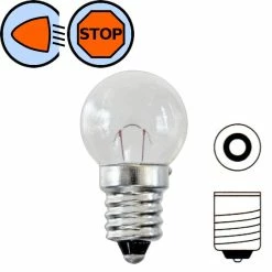 Verre Ampoule 6V 6W E10 à Visser