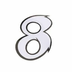 Autocollant Sticker Numéro Chiffre 0 1 2 3 4 5 6 7 8 9 Blanc Noir Jaune Hauteur 9cm -Magasin De Roues autocollant sticker numero chiffre 0 1 2 3 4 5 6 7 8 9 blanc noir jaune hauteur 9cm 2