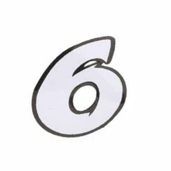 Autocollant Sticker Numéro Chiffre 0 1 2 3 4 5 6 7 8 9 Blanc Noir Jaune Hauteur 9cm -Magasin De Roues autocollant sticker numero chiffre 0 1 2 3 4 5 6 7 8 9 blanc noir jaune hauteur 9cm 4