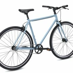 Vélo Urbain Fuji Declaration Bleu -Magasin De Roues fuji declaration velo urbain commuter fixie single speed baroudeur cycles lyon 3