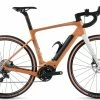 LEADER FOX Vélo électrique Gravel GUERCIOTTI Carbone BRERA ION 500Wh 220 Kms 2022 Capuccino