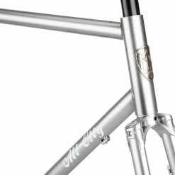 Kit Cadre All-City SUPER PROFESSIONAL Argent -Magasin De Roues kit cadre all city super professional baroudeur cycles lyon gravel acier acheter 2