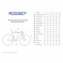Kit Cadre Route Ritchey Road Logic Disc Noir / Logo Gris 13 Kit Cadre Route Ritchey Road Logic Disc Noir / Logo Gris -Magasin De Roues kit cadre ritchey road logic route acier fourche carbone ultra baroudeur cycles lyon revendeur noir geometrie