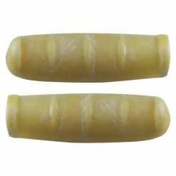 Elastomère Kit Paire De Poignées Et Couvres Leviers De Frein Vélo Vintage Jaune -Magasin De Roues kit paire de poignees et couvres leviers de frein velo vintage jaune 2