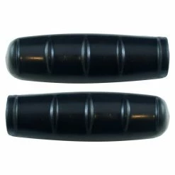 Elastomère Kit Paire De Poignées Et Couvres Leviers De Frein Vélo Vintage Noir -Magasin De Roues kit paire de poignees et couvres leviers de frein velo vintage noir 2