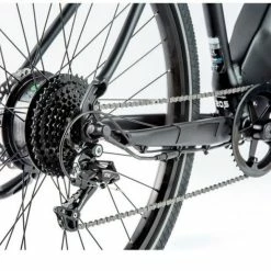 Vélo électrique LEADER FOX BARNET 540 Wh 100 Kms 2021 Noir/vert Mat -Magasin De Roues leader fox barnet 6 1