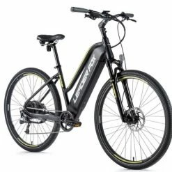 Vélo électrique LEADER FOX BARNET 540 Wh 100 Kms 2021 Noir/jaune Mat