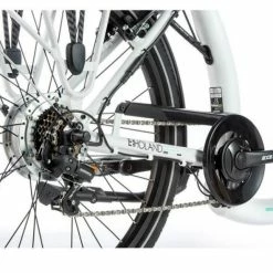 Vélo électrique LEADER FOX HOLAND 576 Wh 100 Kms 2021 Blanc -Magasin De Roues leader fox holand blanc 5