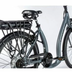 Vélo électrique LEADER FOX HOLAND 576 Wh 100 Kms Gris Mat -Magasin De Roues leader fox holand gris 4
