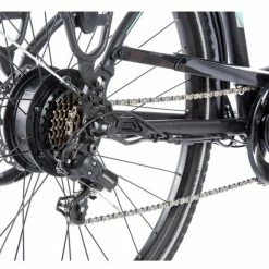 25 Kg Vélo électrique LEADER FOX INDUKTORA 576Wh 120 Kms 2021 Noir/vert Turquoise -Magasin De Roues leader fox induktora bleu 5 1