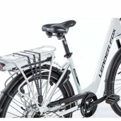 Vélo électrique LEADER FOX LOTUS 576Wh 120 Kms 2021 Blanc -Magasin De Roues leader fox lotus blanc 2