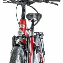 Vélo électrique LEADER FOX CITY NEBA 504 Wh 100 Kms 2021 Rouge -Magasin De Roues leader fox neba rouge 3