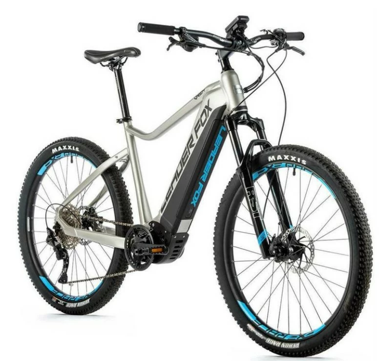 Vélo électrique LEADER FOX OREM 720 Wh 150 Kms 2022 Gris/noir/bleu 1 Vélo électrique LEADER FOX OREM 720 Wh 150 Kms 2022 Gris/noir/bleu