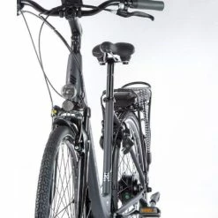 Vélo électrique LEADER FOX PARK CITY 470Wh 90 Kms Gris Mat -Magasin De Roues leader fox park gris 4