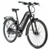 Vélo électrique LEADER FOX SANDY Femme 540 Wh 100 Kms 2021 Noir/blanc Mat