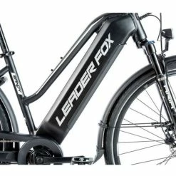 Vélo électrique LEADER FOX SANDY Femme 540 Wh 100 Kms 2021 Noir/blanc Mat -Magasin De Roues leader fox sandy femme 5