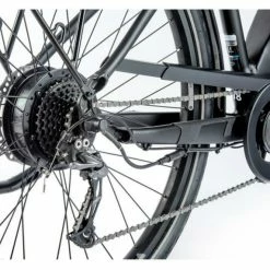 Vélo électrique LEADER FOX SANDY Homme 540 Wh 100 Kms 2021 Noir/bleu Mat -Magasin De Roues leader fox sandy femme 7 1