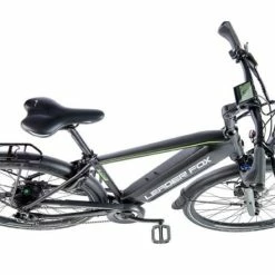Vélo électrique LEADER FOX SANDY Homme 540 Wh 100 Kms 2021 Noir/vert Mat -Magasin De Roues leader fox sandy homme 1