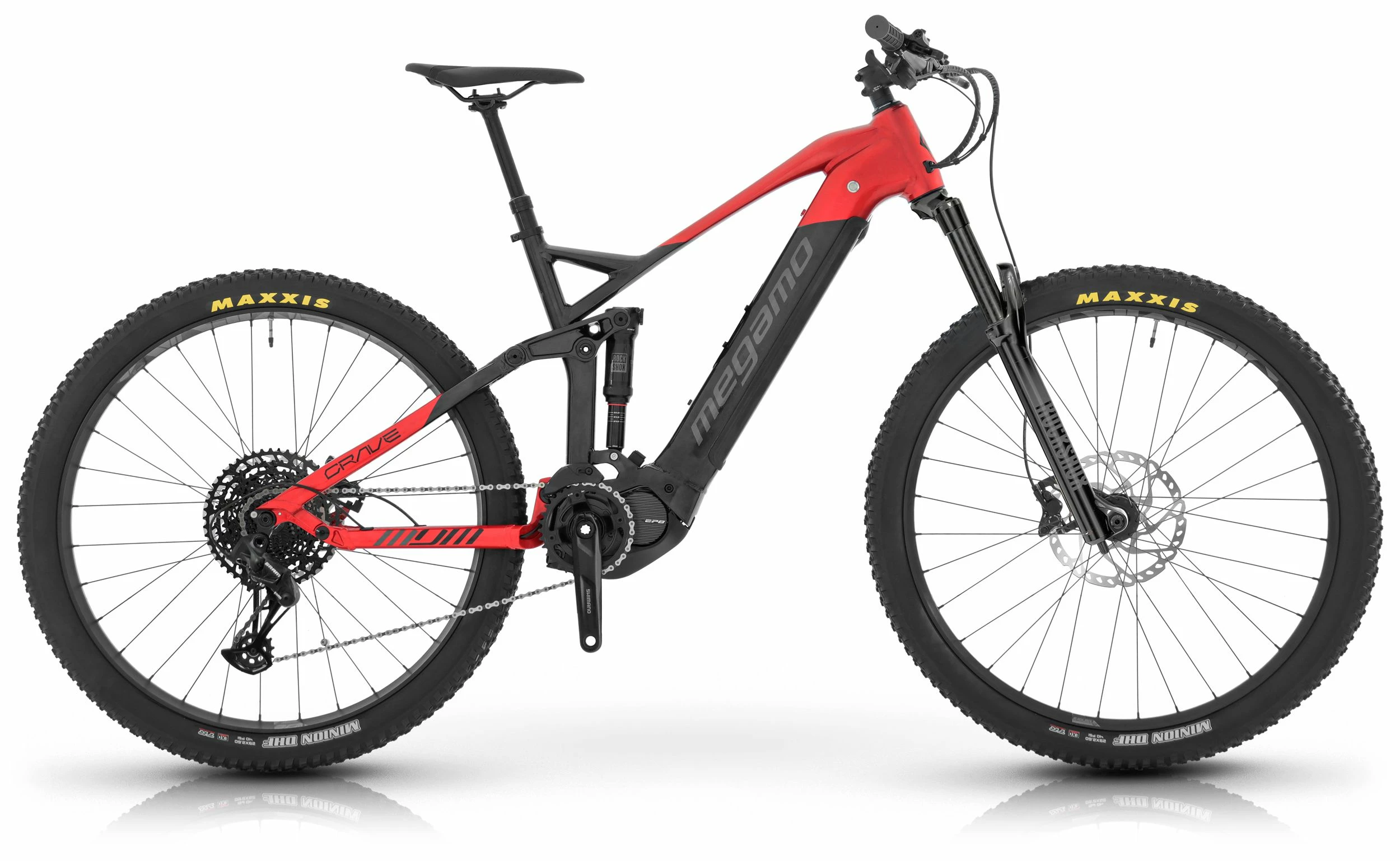 LEADER FOX VTT électrique MEGAMO CRAVE AL10 29″ 630 Wh 100 Kms Magma Red 2022 1 LEADER FOX VTT électrique MEGAMO CRAVE AL10 29″ 630 Wh 100 Kms Magma Red 2022