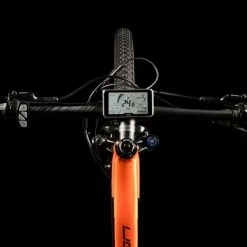 LEADER FOX VTT électrique MEGAMO RIDON 07 500Wh Orange -Magasin De Roues megamo ridon compteur dessus 1