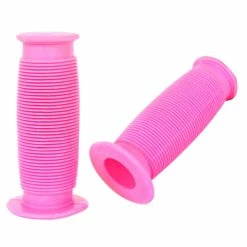 Elastomère Poignée Vélo Enfant Rose 90mm Draisienne Tricycle Trottinette