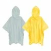 Polyester Poncho Avec Capuche Junior Enfant Vélo Randonnée Protection Pluie Intempéries (2 Pcs)