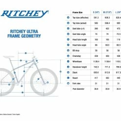 Kit Cadre VTT Acier Ritchey Ultra Noir/Bleu 15 Kit Cadre VTT Acier Ritchey Ultra Noir/Bleu -Magasin De Roues ritchey ulra kit cadre acier vtt mtb semi rigide distance baroudeur cycles lyon noir bleu geometrie