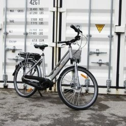 25 Kg Vélo électrique VIRAGE CITADIN 465 Wh 80 Kms 2022 Gris (Made In France) -Magasin De Roues virage citadin gris photo