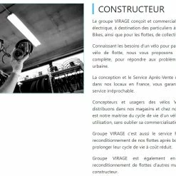 25 Kg Vélo électrique VIRAGE Virage 672Wh 150 Kms 2022 Gris (Made In France) -Magasin De Roues virage constructeur 6