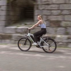 25 Kg Vélo électrique VIRAGE FLEURON 624Wh 150 Kms 2022 Blanc (Made In France) -Magasin De Roues virage fleuron blanc photo 1