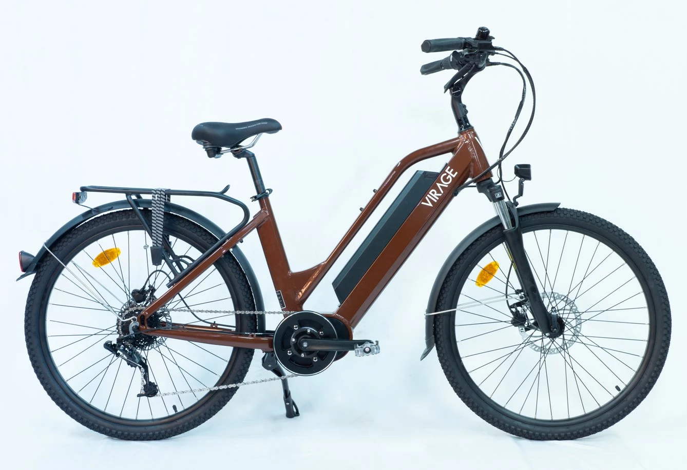 25 Kg Vélo électrique VIRAGE FLEURON 624Wh 150 Kms 2022 Chocolat (Made In France) 3 25 Kg Vélo électrique VIRAGE FLEURON 624Wh 150 Kms 2022 Chocolat (Made In France) – Image 3