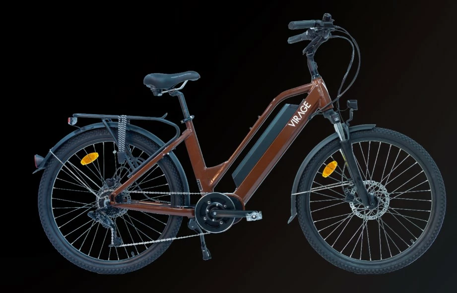 25 Kg Vélo électrique VIRAGE FLEURON 624Wh 150 Kms 2022 Chocolat (Made In France) 1 25 Kg Vélo électrique VIRAGE FLEURON 624Wh 150 Kms 2022 Chocolat (Made In France)