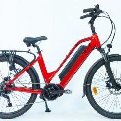25 Kg Vélo électrique VIRAGE FLEURON 624Wh 150 Kms 2022 Rouge (Made In France) -Magasin De Roues virage fleuron rouge 4